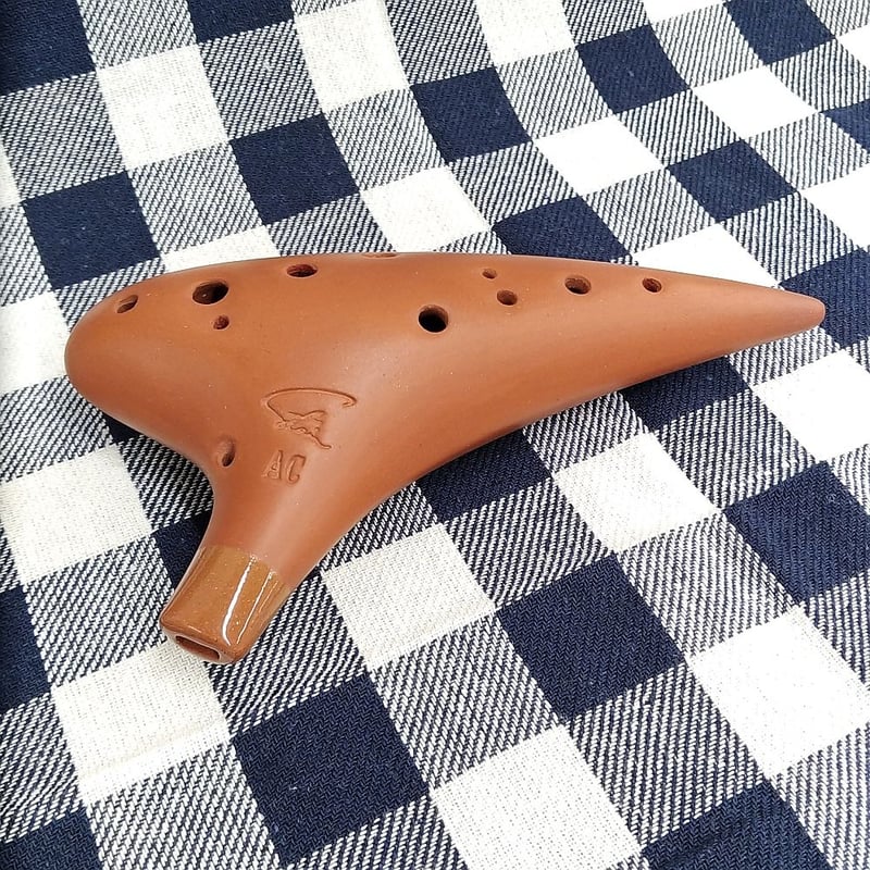 フォーカリンク オカリナ アルトC シングル管 テラコッタ