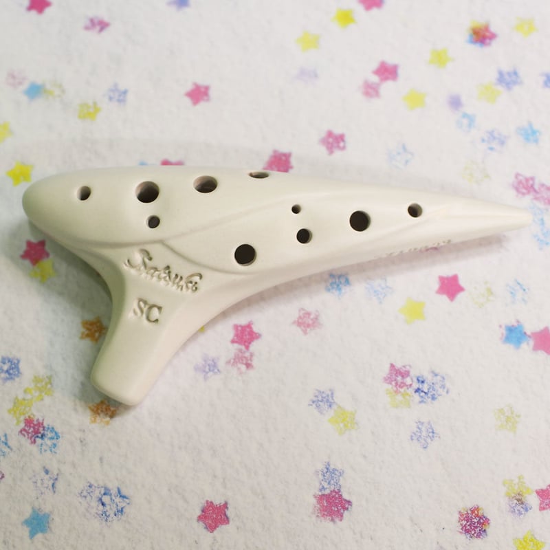 颯オカリナ　AC管　クリアタイプ AC管］颯オカリナ クリアタイプ ピンク