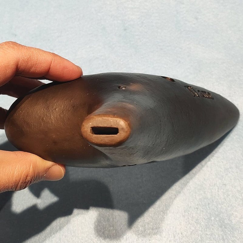 ティアーモ オカリナ アルトG シングル管 黒陶シリーズmf ティアーモ オカリナ アルトG シングル管 黒陶シリーズmf