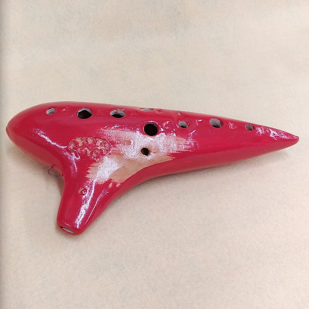 アケタ オカリナ アルトC AC管 指の隙間ができて音程が保てない方向き アケタ オカリナ アルトC AC管 指の隙間ができて音程が保てない