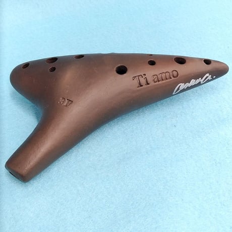 ティアーモ オカリナ ソプラノF シングル管 黒陶シリーズ 合奏モデル 大沢セレクション O3F