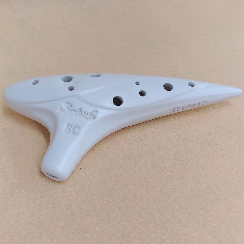 S C管オカリナ　メナーリオ フォーカリンク オカリナ アルトC シングル管 マーブル