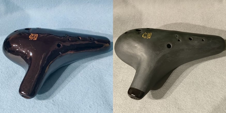 ひぐらしオカリナの超軽量バスC管が2色入荷してきました♪ | スガナミ