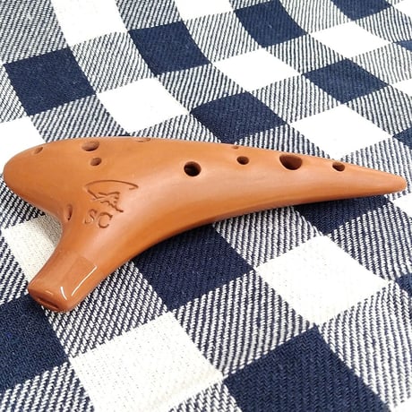 フォーカリンク オカリナ ソプラノC シングル管 テラコッタ