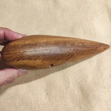 KIKUTANI 木製オカリナ アルトC シングル管 メイプル(楓)／バンブー(竹)