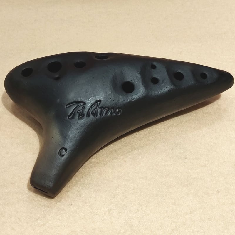 ティアーモ オカリナ アルトC シングル管 スタンダード 黒焼 ティアーモ オカリナ アルトC シングル管 スタンダード 黒焼