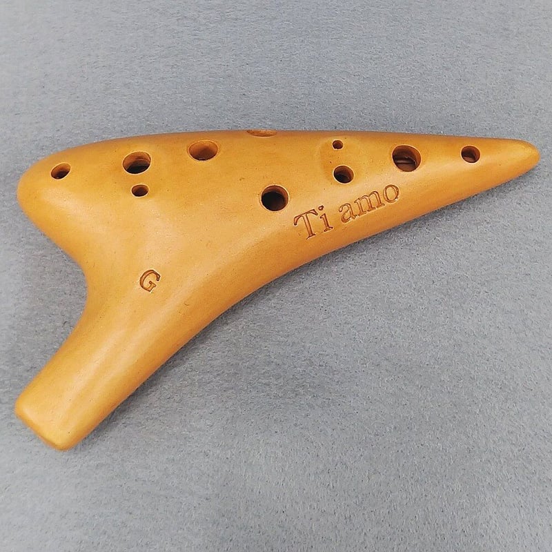 ティアーモ オカリナ ソプラノG シングル管 イタリアーナシリーズmf