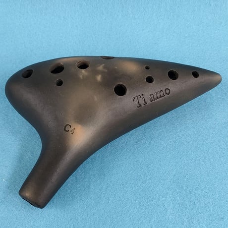 ティアーモ オカリナ アルトC シングル管 黒陶シリーズ ソロモデル C4