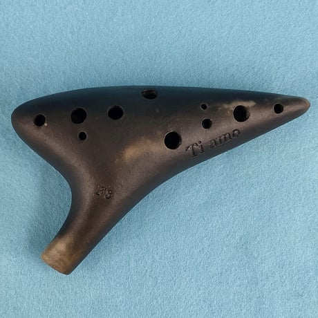 ティアーモ オカリナ ソプラノF シングル管 黒陶シリーズ ソロモデル F3