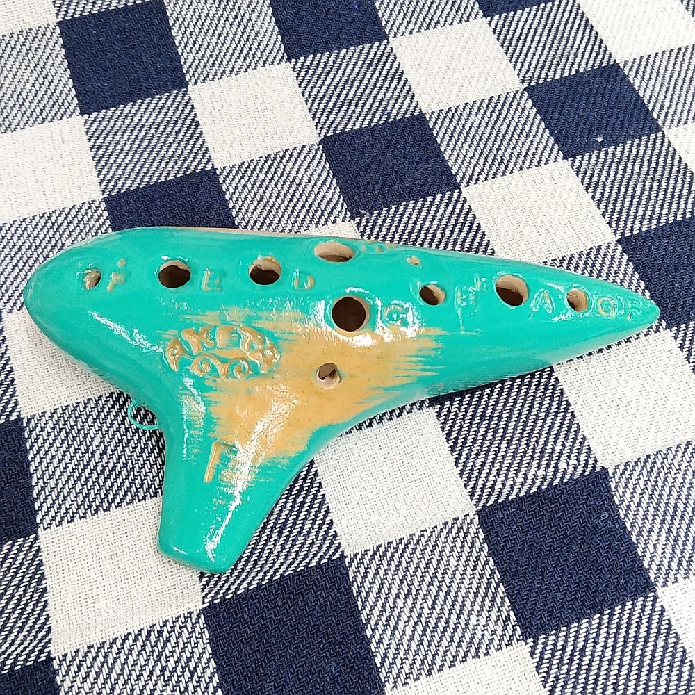 オカリナSF管、アケタと蜩２管 アケタ オカリナ ソプラノF シングル管 Rモデル RT-2F