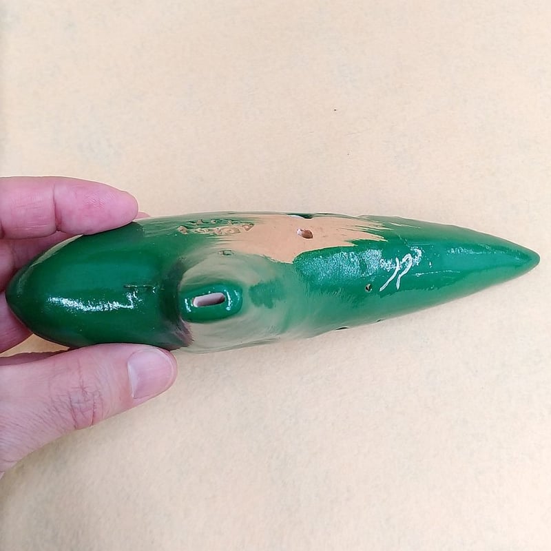 アケタ　青緑色 陶器製 オカリナ アケタ AKETA 青緑色 陶器製 オカリナ アケタ 青緑色 陶器製
