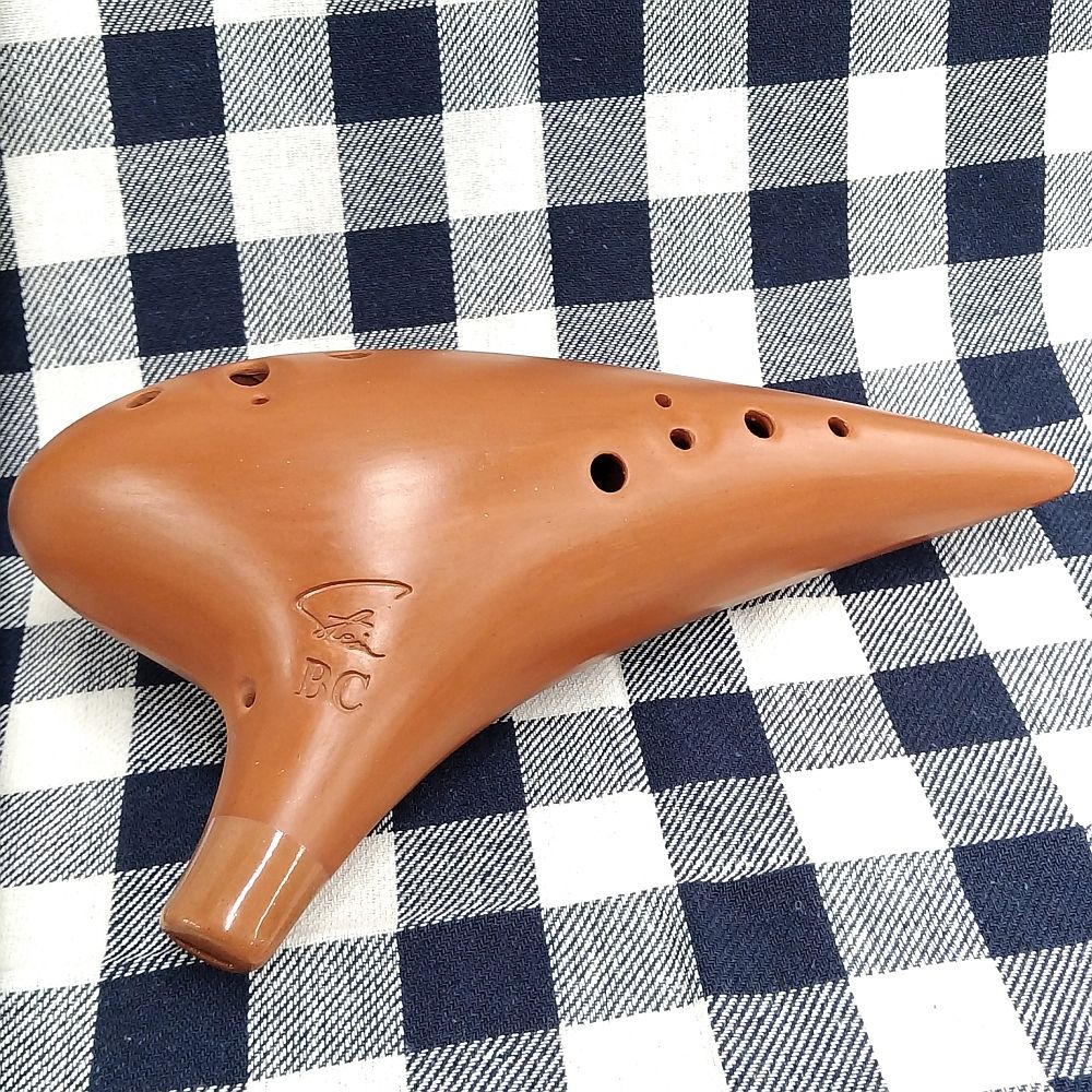 フォーカリンク オカリナ バスC シングル管 テラコッタ | スガナミ楽器