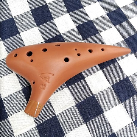 フォーカリンク オカリナ アルトC シングル管 テラコッタ