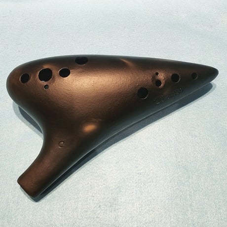 ティアーモ オカリナ バスC シングル管 黒陶シリーズmf(メゾフォルテ)モデル