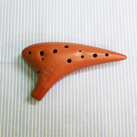 フォーカリンク オカリナ ソプラノF シングル管 テラコッタ
