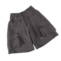 デーモンキャットバギーハーフパンツ（ウール）