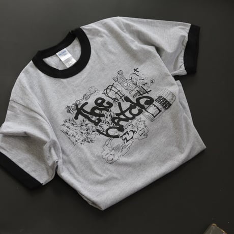 【再販】"Cui Wei" Ringer T-shirt