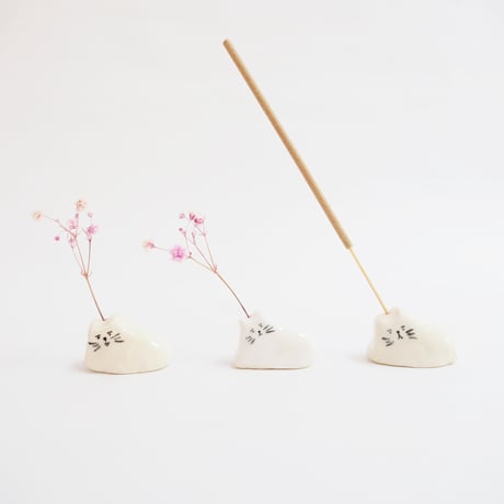 お香立て・Mini Cats Incense Holder 🐱