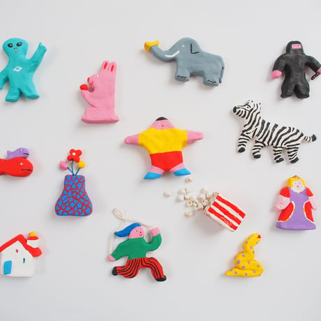 Lovely Clay Character Magnets 4
