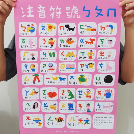 ABC Chart & Bopomofo Poster / お得な言語ポスターセット