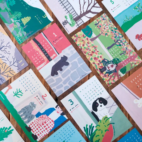 2025 Calendar "FOOTPRINT"