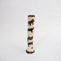 一輪挿し・"A Looooong Dog Meets A Looooong Cat" Bud Vase