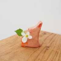 "Feed Me" Rabbit holder　兎の小物入れ・一点物！