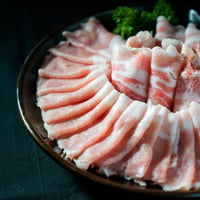 「しゃぶしゃぶ食べたいなぁ」Before after　おおわに自然村：青森県　「青森生ハム」Before afterセット　しゃぶしゃぶ編