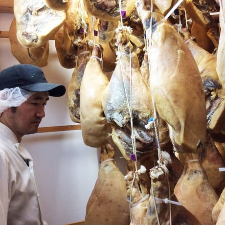 育風堂精肉店：群馬県　　「はもんみなかみ」チビネロセット（ミニハモネロ＋はもんみなかみ500gブロック+ナイフ）パーティ―で盛り上がること間違いなし！クール便でのお届け