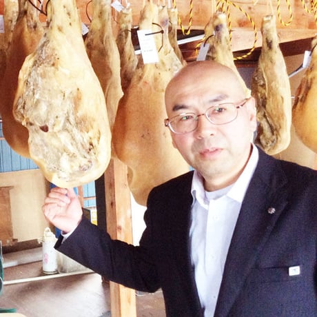 柴田畜産：秋田県横手市　「あっぷるとんの生ハム」スライス40g×3パック　クール便でのお届け