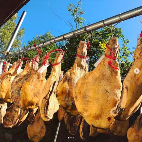 Jambon de HIMEKI(ジャンボン・ド・ヒメキ)：長野県 「千代幻豚・信州黒豚」原木切り出し」ハンドカットスライス50gづつ