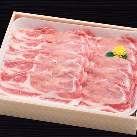 柴田畜産：秋田県横手市　「あっぷるとんのしゃぶしゃぶ肉」ロース肉＋バラ肉