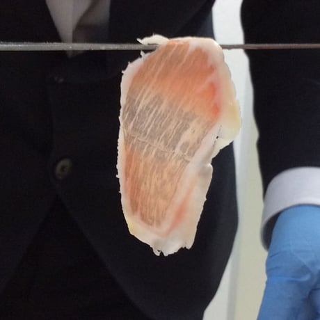 柴田畜産：秋田県横手市　「あっぷるとんの生ハム」スライス40g×3パック　クール便でのお届け