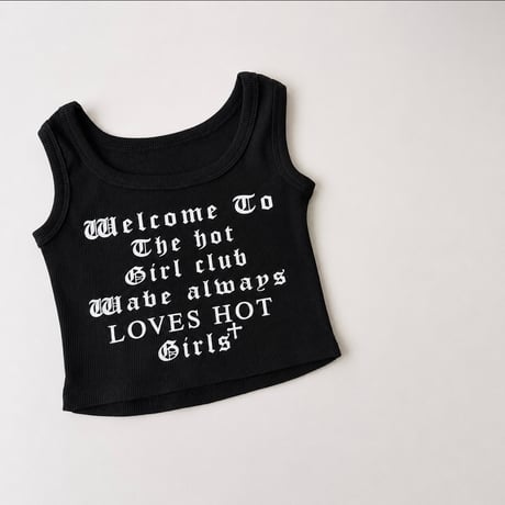 【即納】lettering lib tanktop