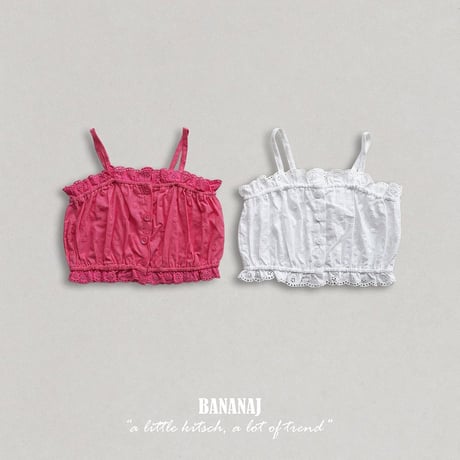 【予約】BJ lace camisole