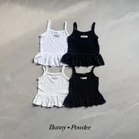 【予約】BP dot&basic frill camisole