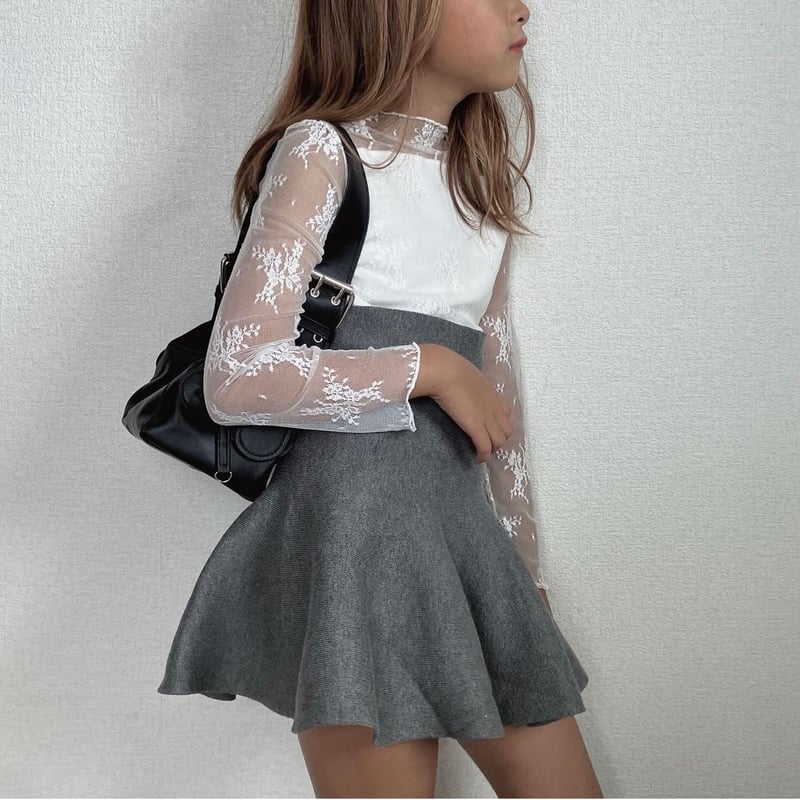 即納】lace sheer tops | nicoa