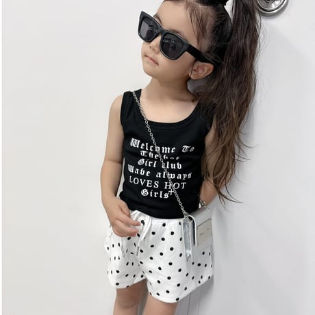 【即納】lettering lib tanktop