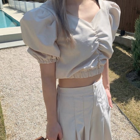 【予約】SD shirring blouse