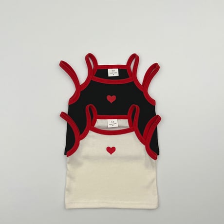 【予約】HR heart double camisole