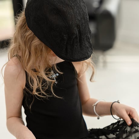 【即納】unbalance slip dress tops