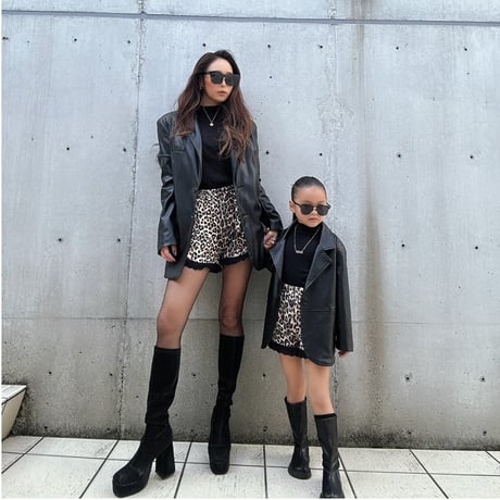 【即納】leopard lace short pt
