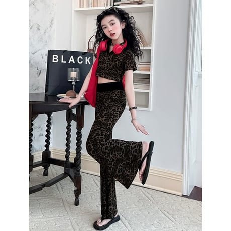 【即納】leopard flare pt set