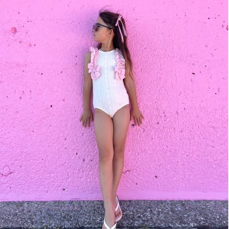 【即納】frill lace swimwear