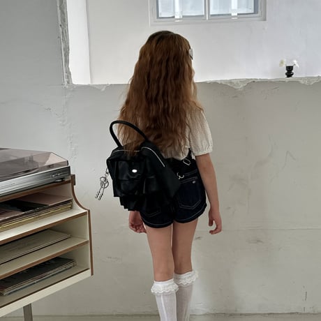 【予約】EM square frill bag