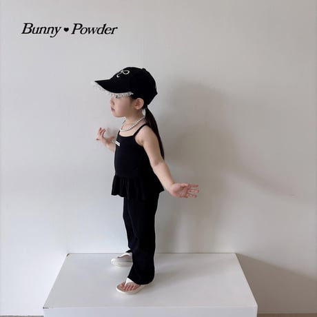 【予約】BP dot&basic frill camisole