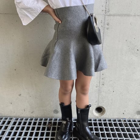 【予約】knit flare sk
