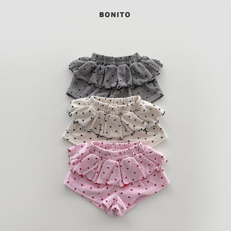 【予約】BNT heart frill short pt