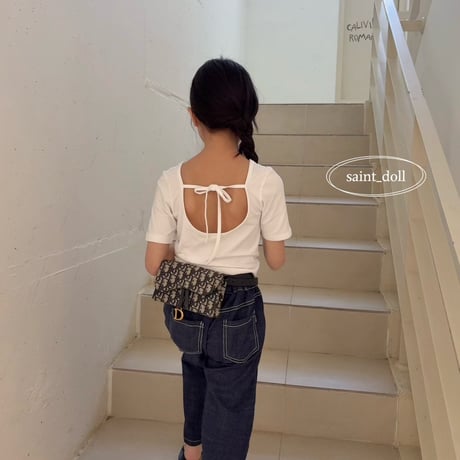 【予約】SD back open tee
