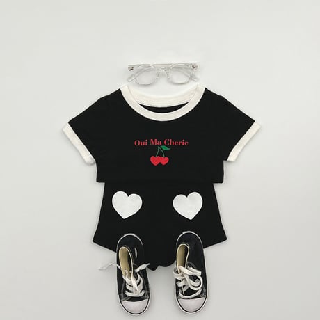 【予約】HR heart cherry tee